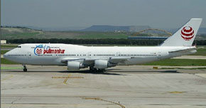 El Boeing 747-400 de Pullmantur Air