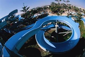 Uno de los muchos parques acuáticos, en Mijas, Málaga