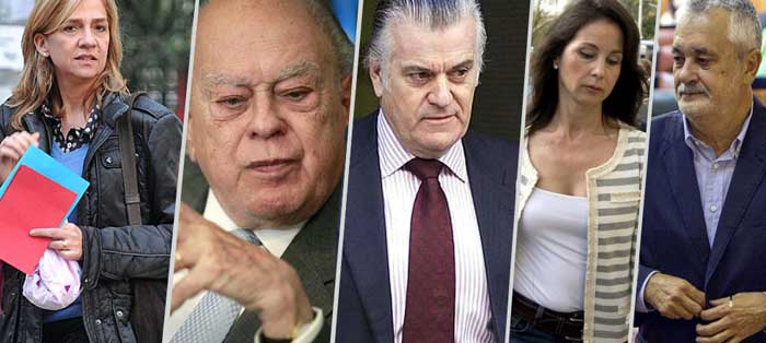 Los protagonistas de los tribunales de este otoño (EFE)