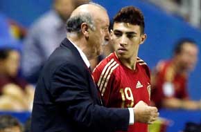Munir feliz tras su debut con España