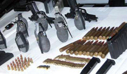 Armas ilegales incautadas en Venezuela 