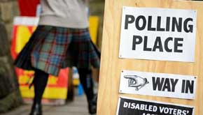 Un sondeo a pie de urna da la victoria al no en el referéndum de Escocia