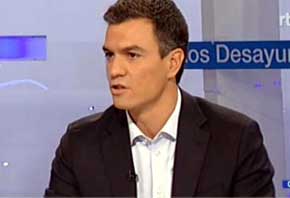 Pedro Sánchez, líder del PSOE