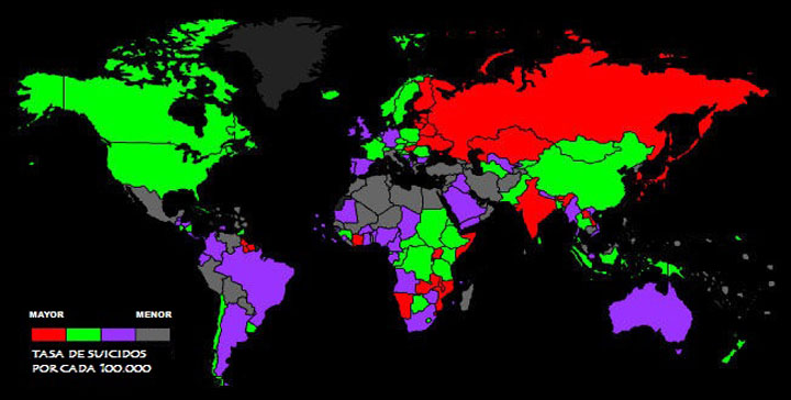 Cada hora se suicidan en el mundo 900 personas