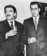 Gabo (i) y Mario. En la época en que ambos eran amigos