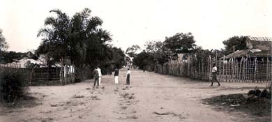 La 'ciudad' de Kinsasa en los años 20. 