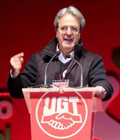 El secretario general de UGT – Madrid, José Ricardo Martínez 