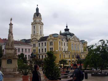 La plaza mayor de Pécs