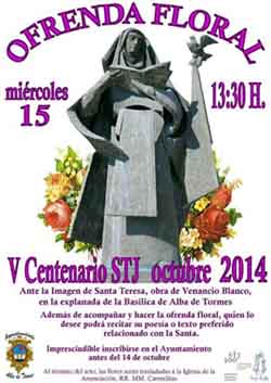 Ofrenda Floral Fiestas Octubre 2014