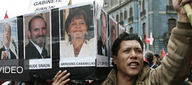 Las protestas de las últimas semanas, han conseguiido tumbar al primer ministro peruano