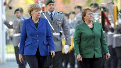 Bachelet obtiene el apoyo de Merkel para ampliar el acuerdo de Chile con la UE 