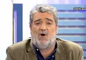 Miguel Ángel Rodríguez en el plató de El Cascabel al Gato, de 13-TV