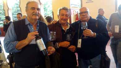 De izq. a dcha, Segundo López, Enrique Sancho y Quino Moreno, coordinador de las secciones de Turismo y Gastronomia de 'EuroMundo Global'