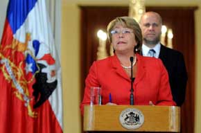 La presidenta Bachelet retorna a Chile tras su primera gira europea