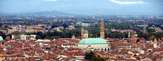 Vicenza, en la región del Veneto