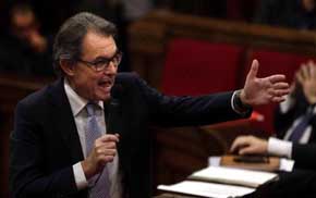 Artur Mas, presidente de la Generalitat de Cataluña