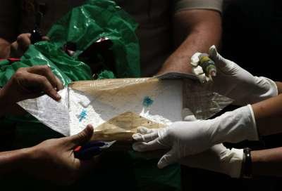Cocaína decomisada por guardacostas norteamericanos frente a las costas de  Venezuela 