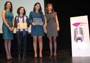Rocío Gaspar y Amanda Salazar reciben el reconocimiento ‘Mujer y Comunicación’ de la Diputación