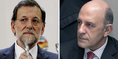 El presidente del Gobierno, Mariano Rajoy, y el periodista José Antonio Zarzalejos