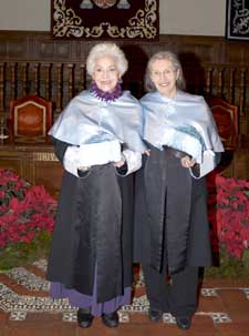 Teresa Berganza y Ana Diosdado, investidas doctoras honoris causa por la Universidad de Alcalá 