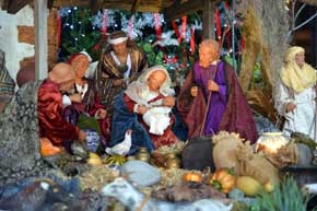 El Ayuntamiento de Santa Cruz, acoge hasta el próximo 9 de enero su tradicional belén navideño