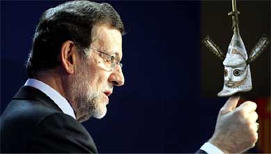 Rajoy y Máscara Mumi