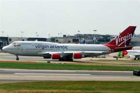 Un avión de Virgin aterriza de emergencia por un fallo en el tren de aterrizaje