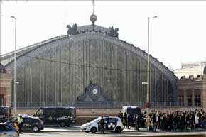 Alarma en Atocha tras la amenaza de una falsa bomba