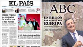 La redacción de ‘El País’, pasmada: en la portada de su diario ‘se oculta’ la salida de Bárcenas de la cárcel