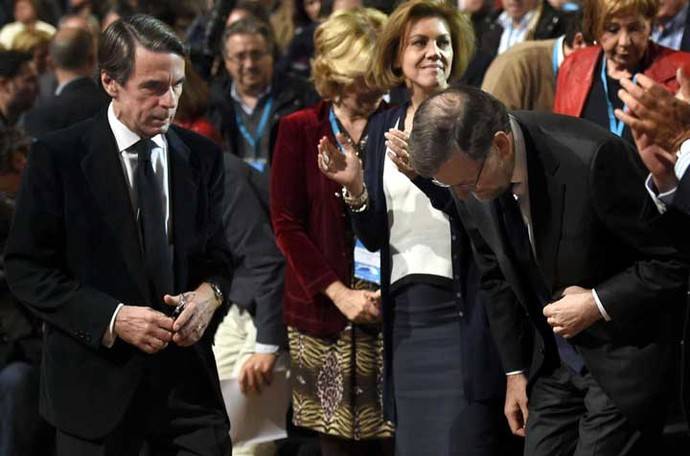 Aznar pide a Rajoy “más PP” para ganar las elecciones y garantizar el futuro de España