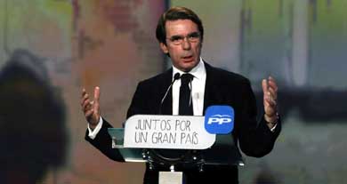 El presidente de honor del PP, José María Aznar. (EFE)