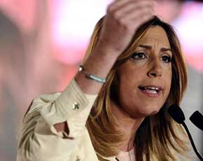 La presidenta de Andalucía, Susana Diaz
