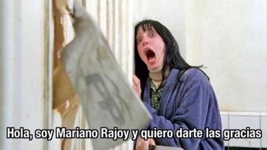 Las redes se llenan de parodias del vídeo de Rajoy de puerta en puerta -Foto: Twitter: @WinstonChuches