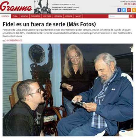 La prensa castrista publica las primeras fotografías de Fidel desde agosto
