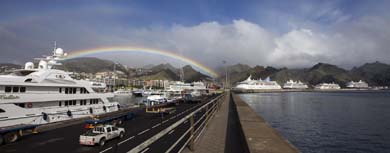 Nueve cruceros con 17.900 cruceristas, confirmados para esta semana en Tenerife
 