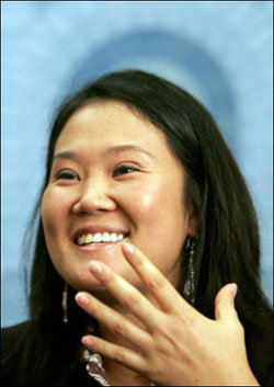 Keiko Fujimori encabeza intención de voto para 2011
