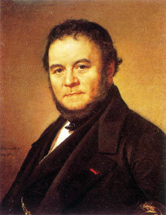 Stendhal, retrato de Johan Olaf Sodemark (1840)  (FtoStendhal)