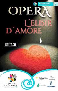 La ópera L´Elisir d´Amore en el Auditorio Municipal de Valdepeñas