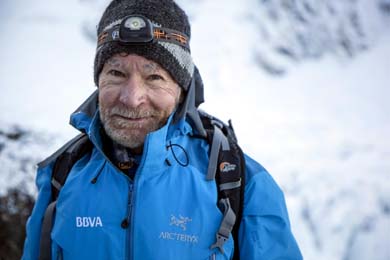 el alpinista Carlos Soria 