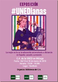 UNED Málaga organiza exposición sobre la mujer en la educación universitaria a distancia