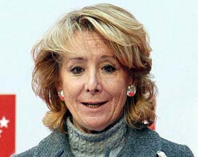 Esperanza Aguirre, presidenta del PP maedrileño