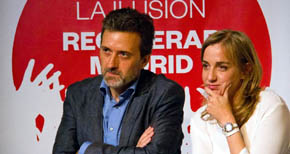 Mauricio Valiente junto a Tania Sánchez en una foto de archivo. 