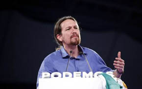 El secretario general de Podemos, Pablo Iglesias 