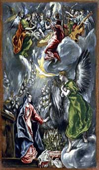 Anunciación y Encarnación, dos momentos distintos en el Evangelio y el Arte
