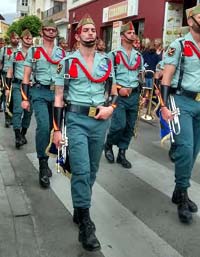 Otra procesión espléndida de legionarios en Benalmádena