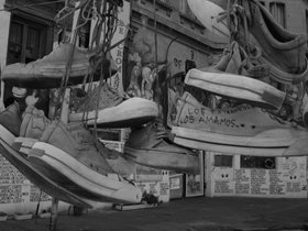 Restos de la discoteca república Cromañon, lugar del incendio en 2004 