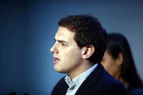 El presidente de Ciudadanos, Albert Rivera. 