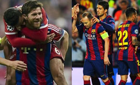 Bayern y Barcelona semifinalistas