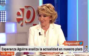 Esperanza Aguirre no para, desde la pulla a los tatuajes de Cifuentes al “no llevaré a ningún mitin” a Montoro