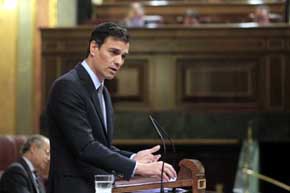 El secretario general del PSOE, Pedro Sánchez. 